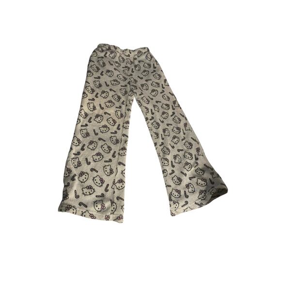 Y2K Hello Kitty Candy Cane Print Cozy Pajama Pants Forever 21 Size S - Picture 2 of 5